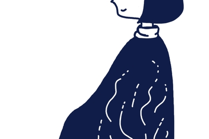 よもぎ蒸しをする女性